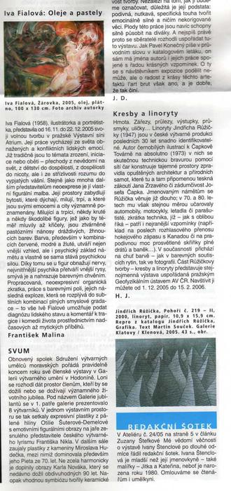 CV :: Iva Fialová
